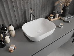 Mexen Rosa lavabo à poser 50 x 40 cm, blanc - 21095000