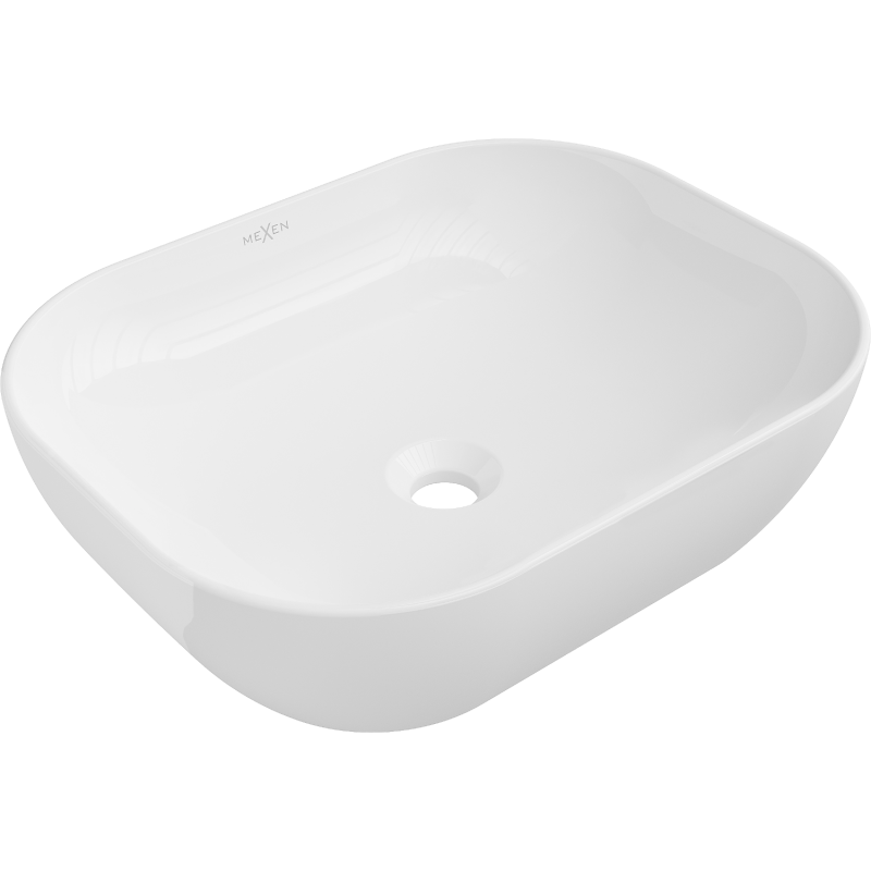 Mexen Rosa 50 x 40 cm countertop washbasin, white - 21095000