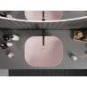Mexen Rosa opbouw wasbak 50 x 40 cm, roze mat - 21095044