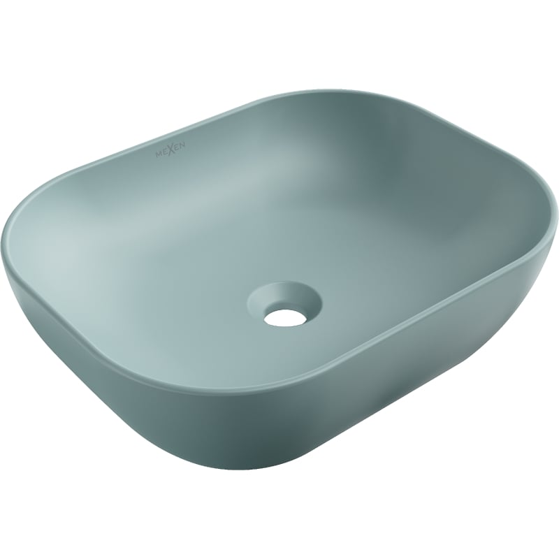 Mexen Rosa countertop washbasin 50 x 40 cm light green matte - 21095048