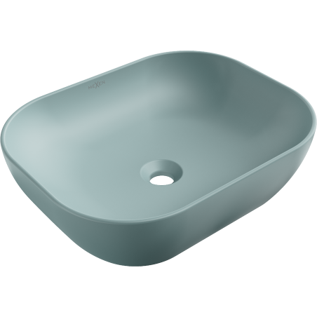 Mexen Rosa lavabo à poser 50 x 40 cm vert clair mat - 21095048