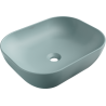 Mexen Rosa countertop washbasin 50 x 40 cm light green matte - 21095048
