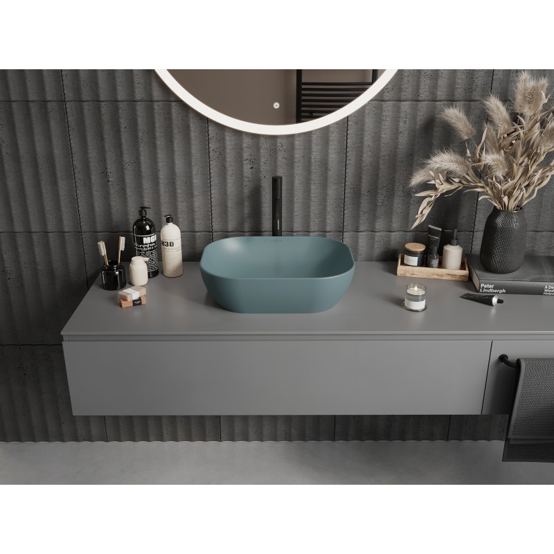 Mexen Rosa bovenbouw wastafel 50 x 40 cm lichtgroen mat - 21095048