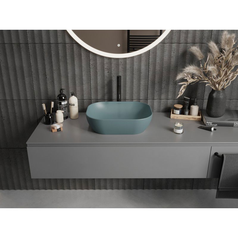 Mexen Rosa countertop sink 50 x 40 cm light green matte - 21095048