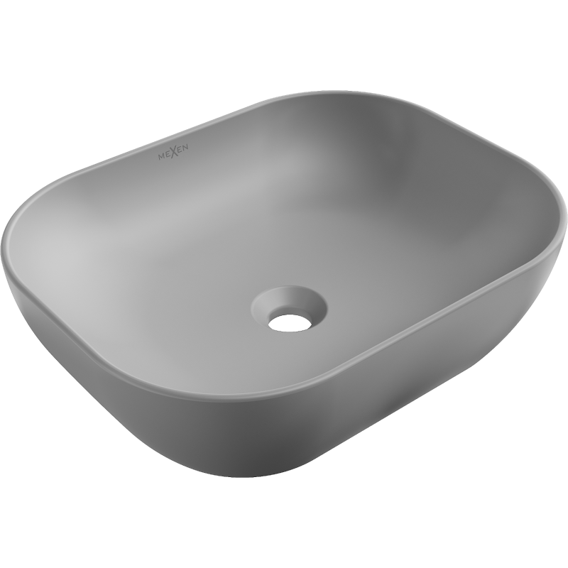 Mexen Rosa countertop basin 50 x 40 cm light grey matte - 21095061