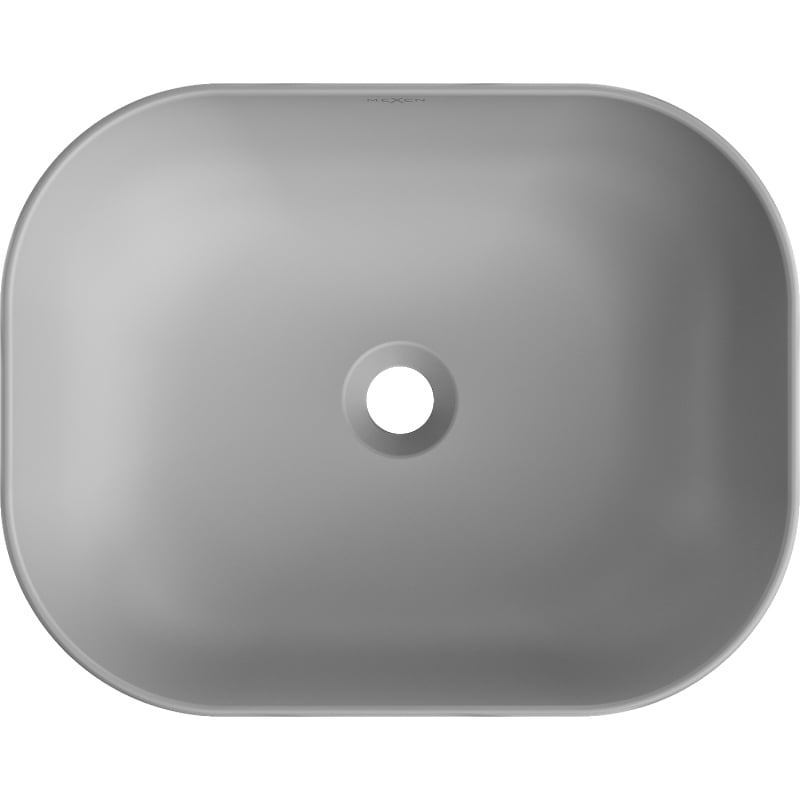 Mexen Rosa countertop washbasin 50 x 40 cm light gray matte - 21095061