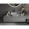 Mexen Rosa opbouw wastafel 50 x 40 cm lichtgrijs mat - 21095061