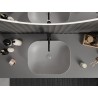 Mexen Rosa opbouw wastafel 50 x 40 cm lichtgrijs mat - 21095061