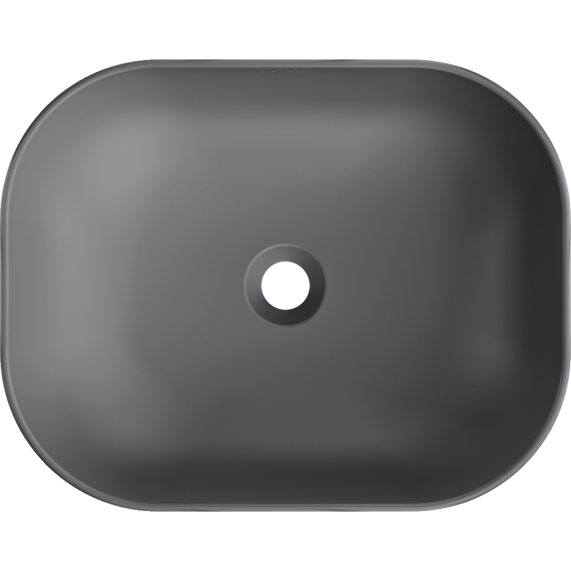 Mexen Rosa countertop washbasin 50 x 40 cm, dark grey matte - 21095071