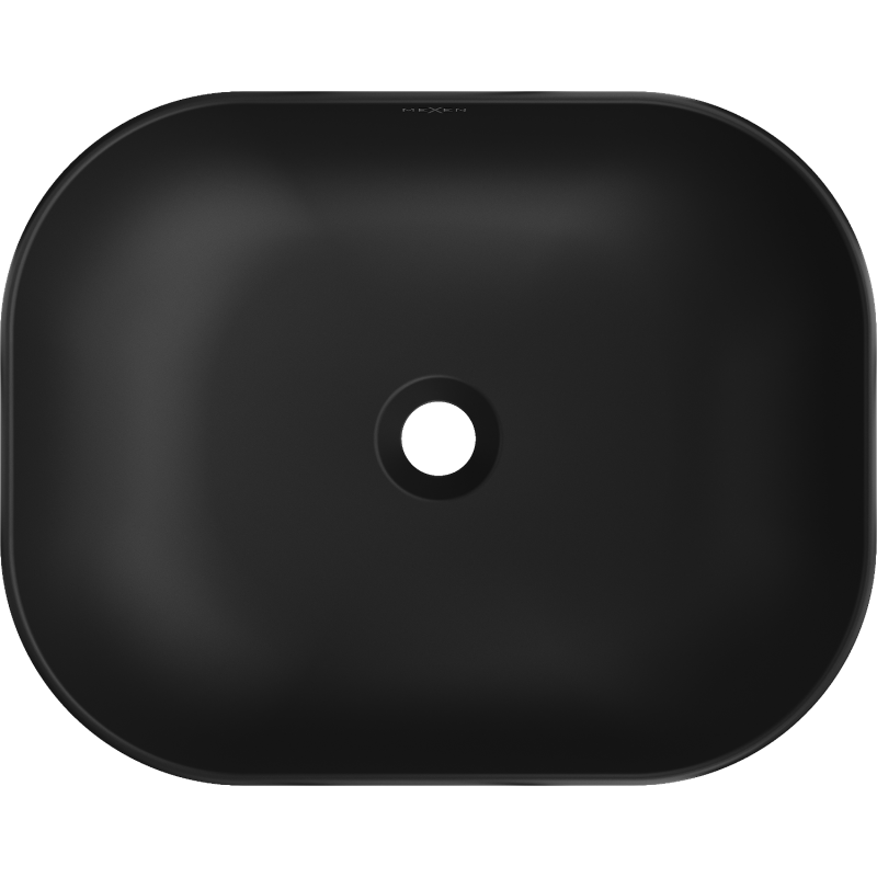 Mexen Rosa countertop washbasin 50 x 40 cm, black matte - 21095085