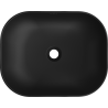 Mexen Rosa lavabo sobre encimera 50 x 40 cm, negro mate - 21095085