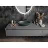 Mexen Cornelia lavabo sur comptoir 50 x 37 cm, vert foncé mat - 21885047