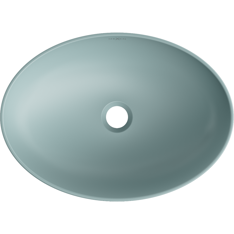 Mexen Cornelia opbouw waskom 50 x 37 cm, lichtgroen mat - 21885048