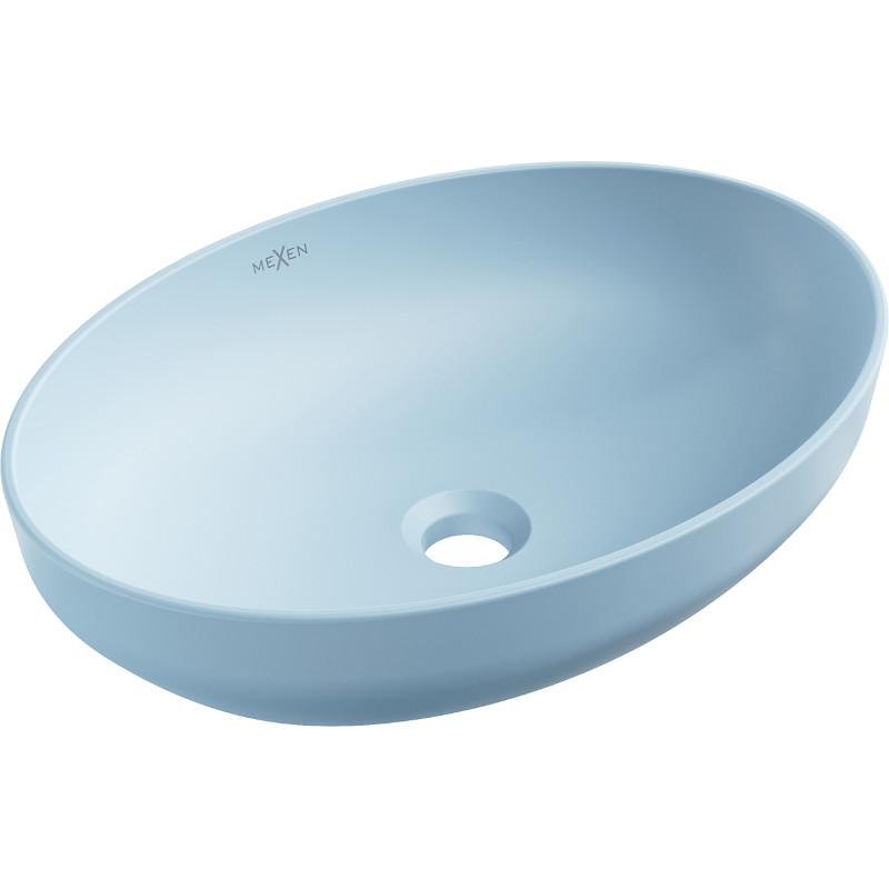 Mexen Cornelia bovenbouw wastafel 50 x 37 cm, blauwe mat - 21885049