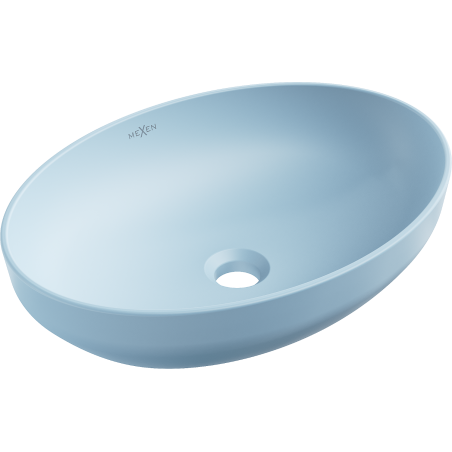 Mexen Cornelia countertop basin 50 x 37 cm, blue matte - 21885049