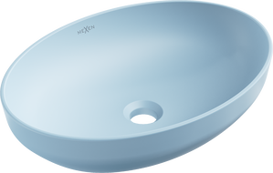 Mexen Cornelia lavabo sobre encimera 50 x 37 cm, azul mate - 21885049