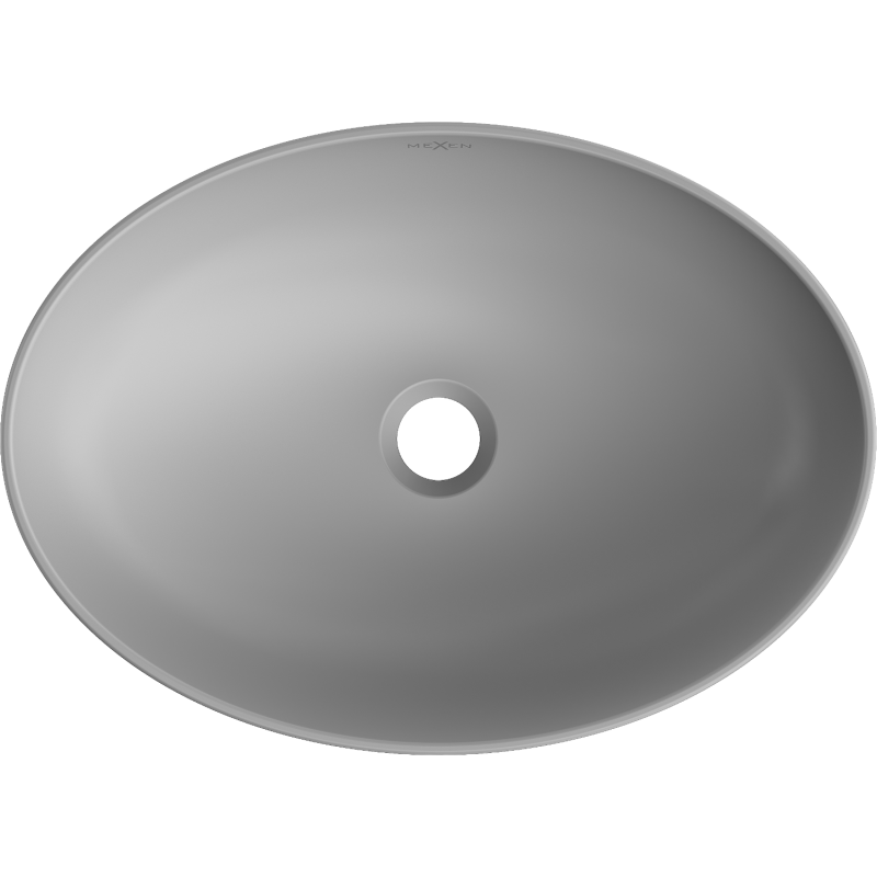 Mexen Cornelia countertop sink 50 x 37 cm, light grey matte - 21885061