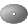 Mexen Cornelia countertop washbasin 50 x 37 cm, light gray matte - 21885061