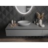Mexen Cornelia countertop washbasin 50 x 37 cm, light gray matte - 21885061