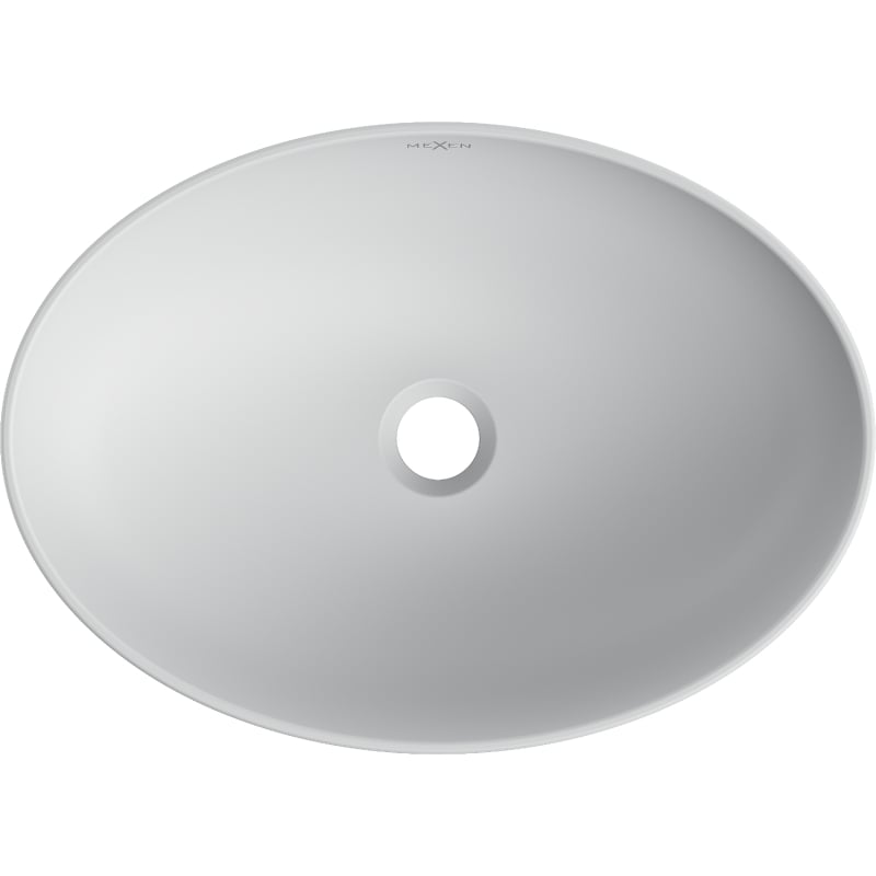 Mexen Cornelia countertop washbasin 50 x 37 cm, platinum matte - 21885063