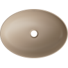 Mexen Cornelia countertop washbasin 50 x 37 cm, matte cappuccino - 21885064