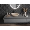 Mexen Cornelia countertop washbasin 50 x 37 cm, matte cappuccino - 21885064