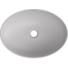 Mexen Cornelia countertop washbasin 50 x 37 cm, matte gray - 21885067