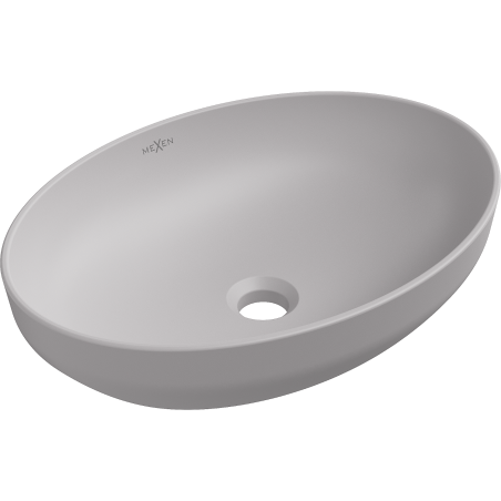 Mexen Cornelia lavabo à poser 50 x 37 cm, gris mat - 21885067