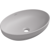 Mexen Cornelia countertop washbasin 50 x 37 cm, matte gray - 21885067