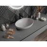 Mexen Cornelia countertop washbasin 50 x 37 cm, matte gray - 21885067