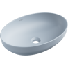 Mexen Cornelia lavabo à poser 50 x 37 cm, gris-bleu mat - 21885069