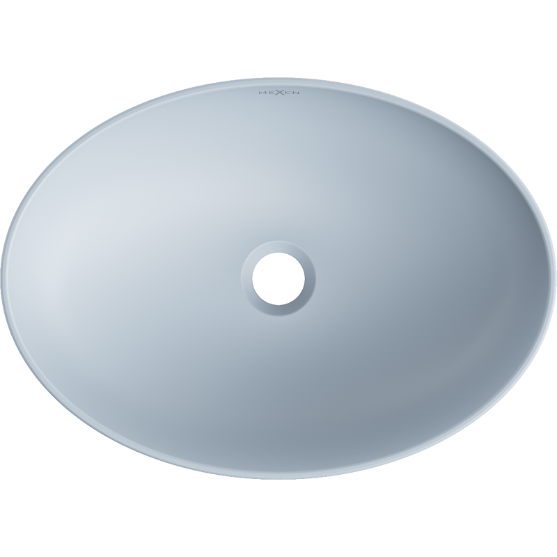 Mexen Cornelia Aufsatzwaschbecken 50 x 37 cm, grau-blau matt - 21885069