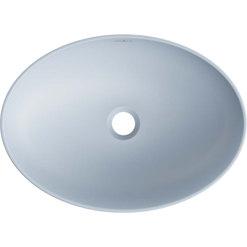 Mexen Cornelia countertop basin 50 x 37 cm, grey-blue matte - 21885069