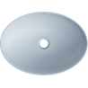 Mexen Cornelia lavabo de encimera 50 x 37 cm, gris-azul mate - 21885069