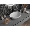 Mexen Cornelia countertop washbasin 50 x 37 cm, platinum matte - 21885063
