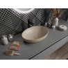 Mexen Cornelia countertop washbasin 50 x 37 cm, matte cappuccino - 21885064