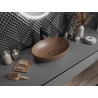 Mexen Cornelia lavabo posé sur plan 50 x 37 cm, marron mat - 21885068