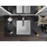 Mexen Goya opbouw wastafel 35 x 35 cm, wit - 22183500