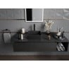 Mexen Goya lavabo à poser 35 x 35 cm, noir mat - 22183585