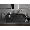 Mexen Goya lavabo de encimera 35 x 35 cm, negro mate - 22183585