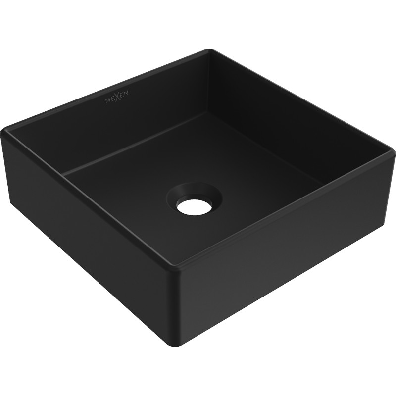 Mexen Goya opbouwwastafel 35 x 35 cm, mat zwart - 22183585