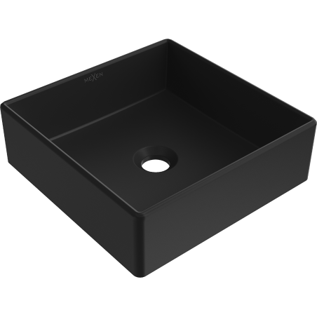 Mexen Goya lavabo à poser 35 x 35 cm, noir mat - 22183585