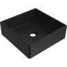 Mexen Goya lavabo à poser 35 x 35 cm, noir mat - 22183585