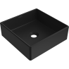 Mexen Goya lavabo sobre encimera 35 x 35 cm, negro mate - 22183585