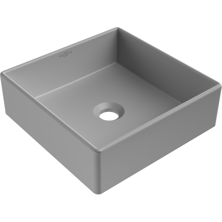 Mexen Goya lavabo da appoggio 35 x 35 cm, grigio chiaro opaco - 22183561