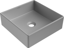 Mexen Goya lavabo de comptoir 35 x 35 cm, gris clair mat - 22183561