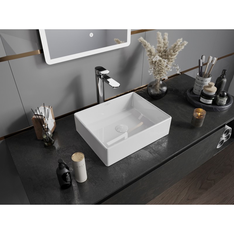 Mexen Goya lavabo de comptoir 40 x 32 cm, blanc - 22184000