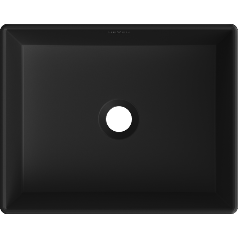 Mexen Goya lavatório de bancada 40 x 32 cm, preto mate - 22184085