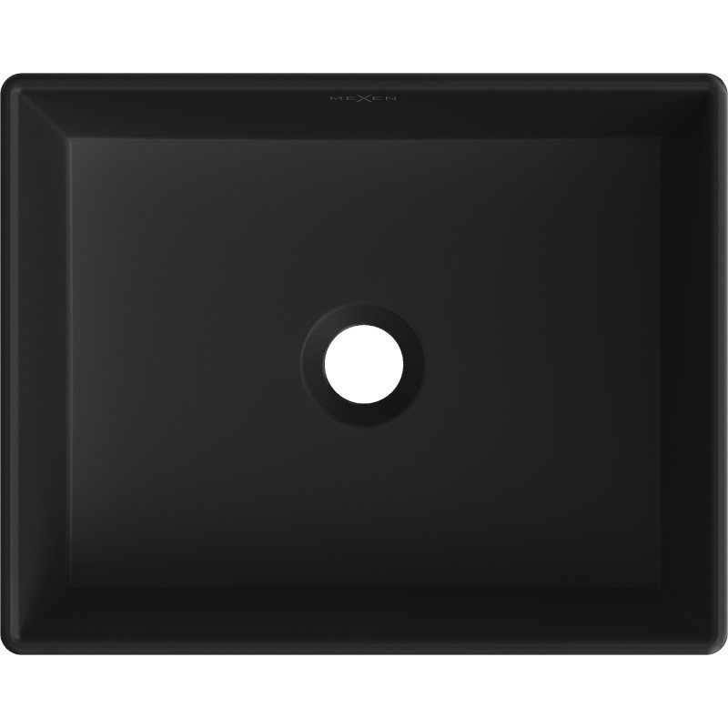 Mexen Goya umywalka nablatowa 40 x 32 cm, czarna mat - 22184085