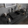 Mexen Goya Aufsatzwaschbecken 40 x 32 cm, schwarz matt - 22184085